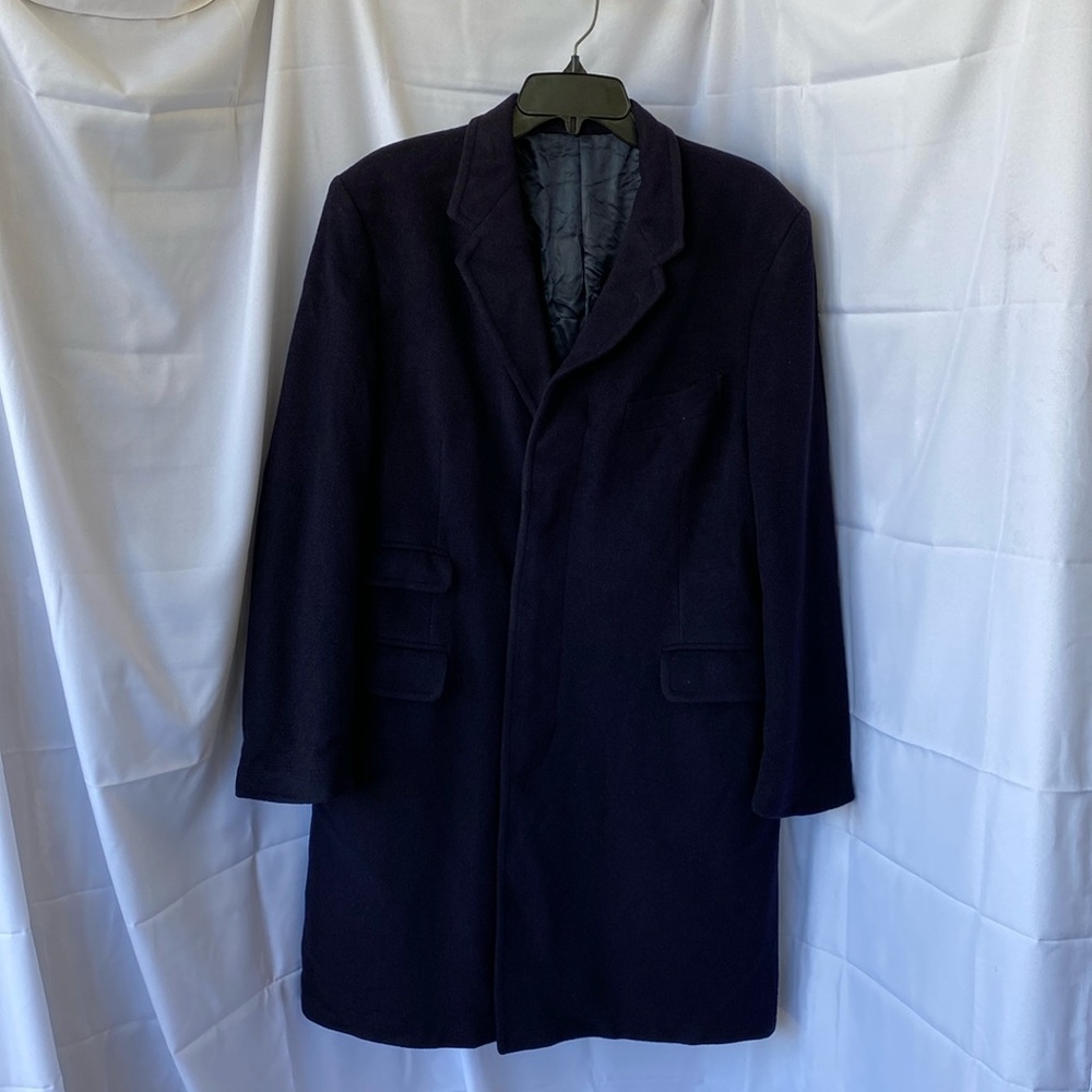Savoy Taylor’s Guild Blue cashnere coat